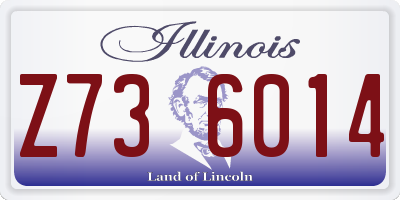 IL license plate Z736014