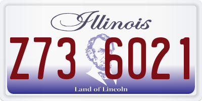 IL license plate Z736021