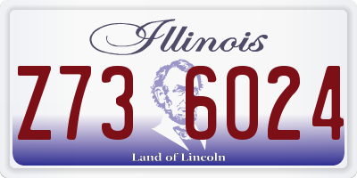 IL license plate Z736024
