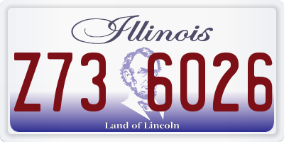 IL license plate Z736026