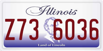 IL license plate Z736036