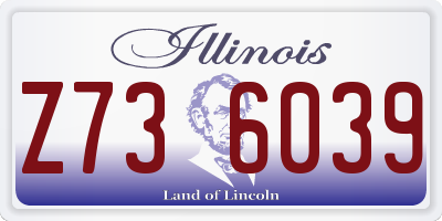 IL license plate Z736039