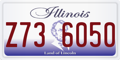 IL license plate Z736050