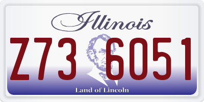 IL license plate Z736051