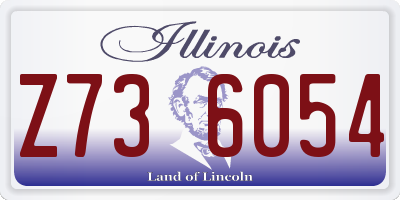 IL license plate Z736054