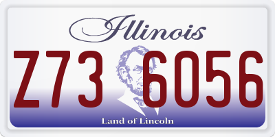 IL license plate Z736056