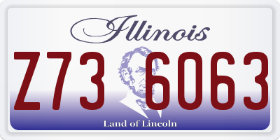 IL license plate Z736063
