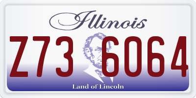 IL license plate Z736064