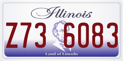 IL license plate Z736083
