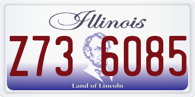 IL license plate Z736085