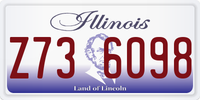 IL license plate Z736098