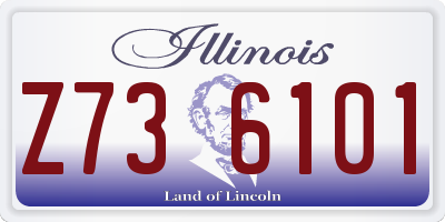 IL license plate Z736101