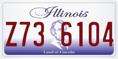 IL license plate Z736104
