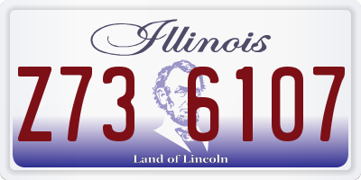 IL license plate Z736107