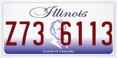 IL license plate Z736113
