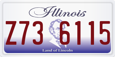 IL license plate Z736115