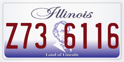 IL license plate Z736116