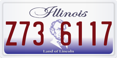IL license plate Z736117