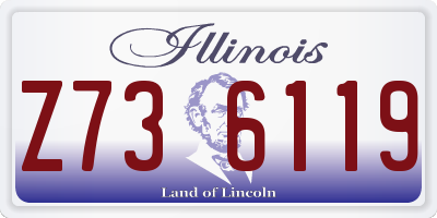 IL license plate Z736119
