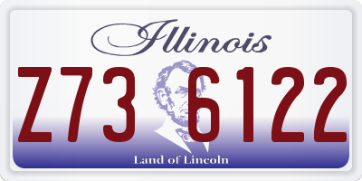 IL license plate Z736122