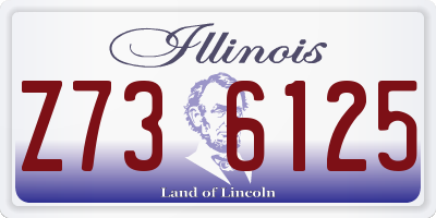 IL license plate Z736125
