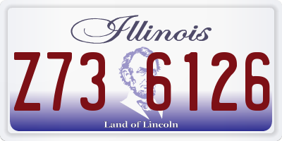 IL license plate Z736126