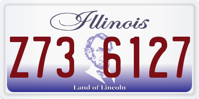 IL license plate Z736127