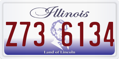 IL license plate Z736134