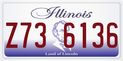 IL license plate Z736136