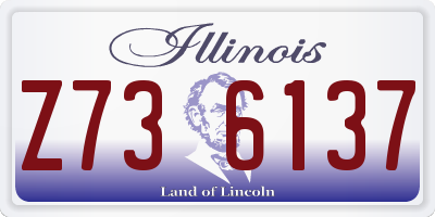 IL license plate Z736137