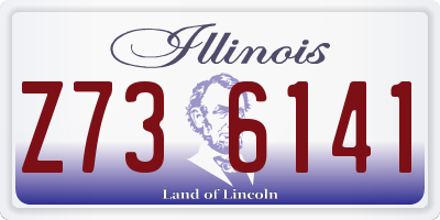 IL license plate Z736141
