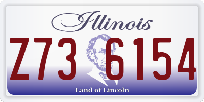 IL license plate Z736154