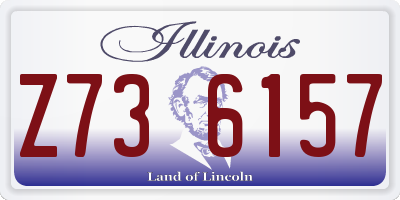 IL license plate Z736157