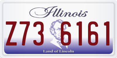 IL license plate Z736161