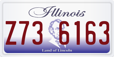 IL license plate Z736163