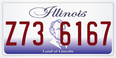 IL license plate Z736167