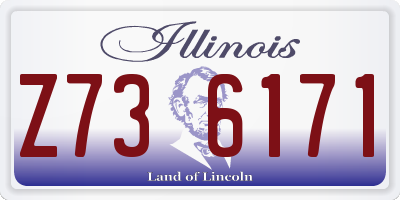 IL license plate Z736171