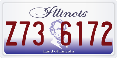 IL license plate Z736172