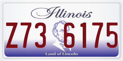 IL license plate Z736175