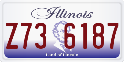 IL license plate Z736187