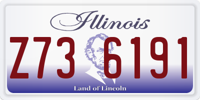 IL license plate Z736191