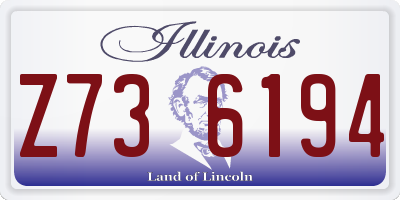 IL license plate Z736194