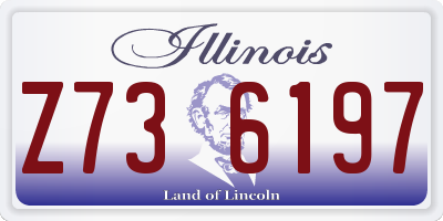 IL license plate Z736197