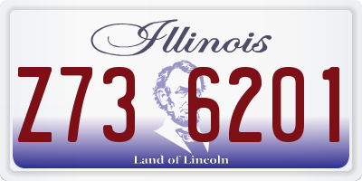 IL license plate Z736201