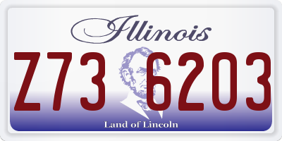 IL license plate Z736203