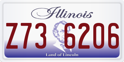 IL license plate Z736206