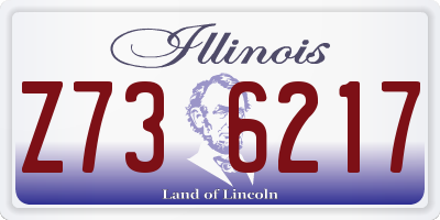 IL license plate Z736217