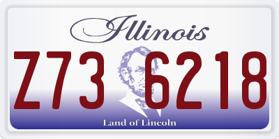 IL license plate Z736218