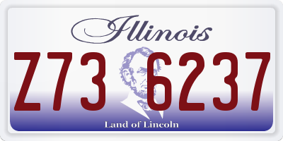 IL license plate Z736237