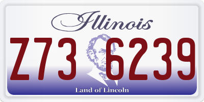 IL license plate Z736239